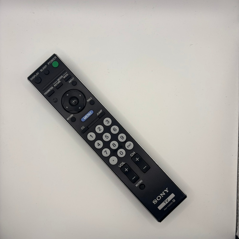 Sony RM-YD025 TV Remote Control for Bravia LCDโ LED Television Black Silver OEM